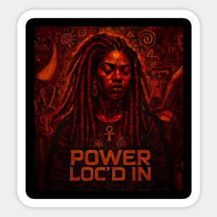 Power Loc'd In Sticker